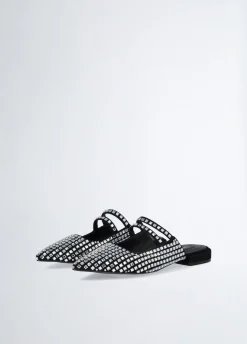 Liu Jo Mules avec strass|Femme Mocassins