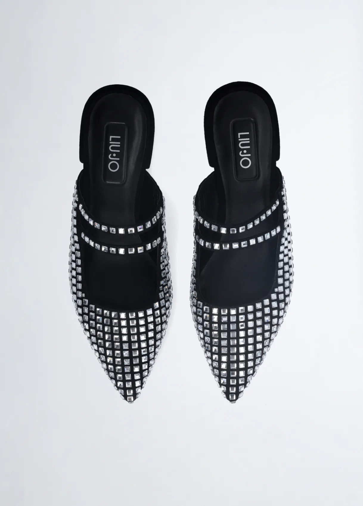 Liu Jo Mules avec strass|Femme Mocassins