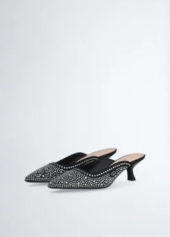 Liu Jo Mules avec strass|Femme Escarpins