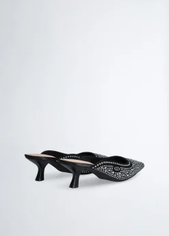 Liu Jo Mules avec strass|Femme Escarpins