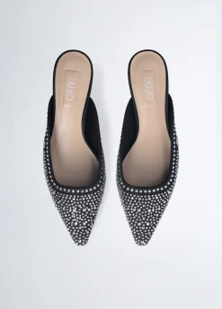 Liu Jo Mules avec strass|Femme Escarpins