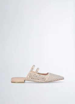 Liu Jo Mules avec strass|Femme Mocassins