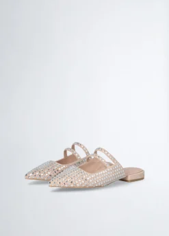 Liu Jo Mules avec strass|Femme Mocassins