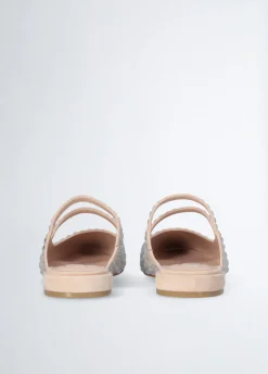 Liu Jo Mules avec strass|Femme Mocassins