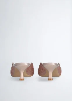 Liu Jo Mules avec strass|Femme Escarpins