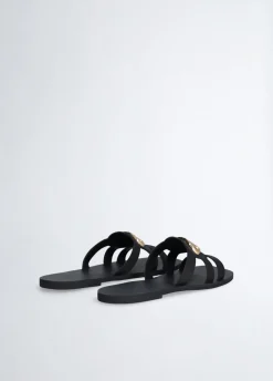 Liu Jo Mules plates avec logo|Femme Mocassins|Sandales