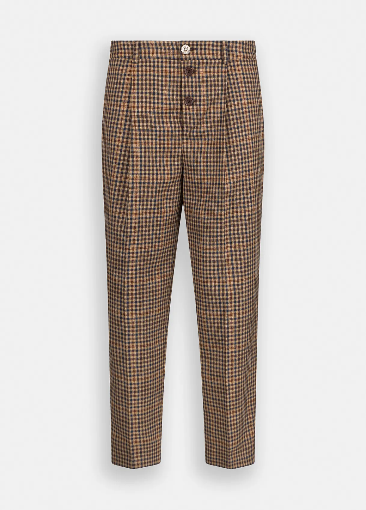 Liu Jo Pantalon à carreaux avec pinces|Femme Pantalons