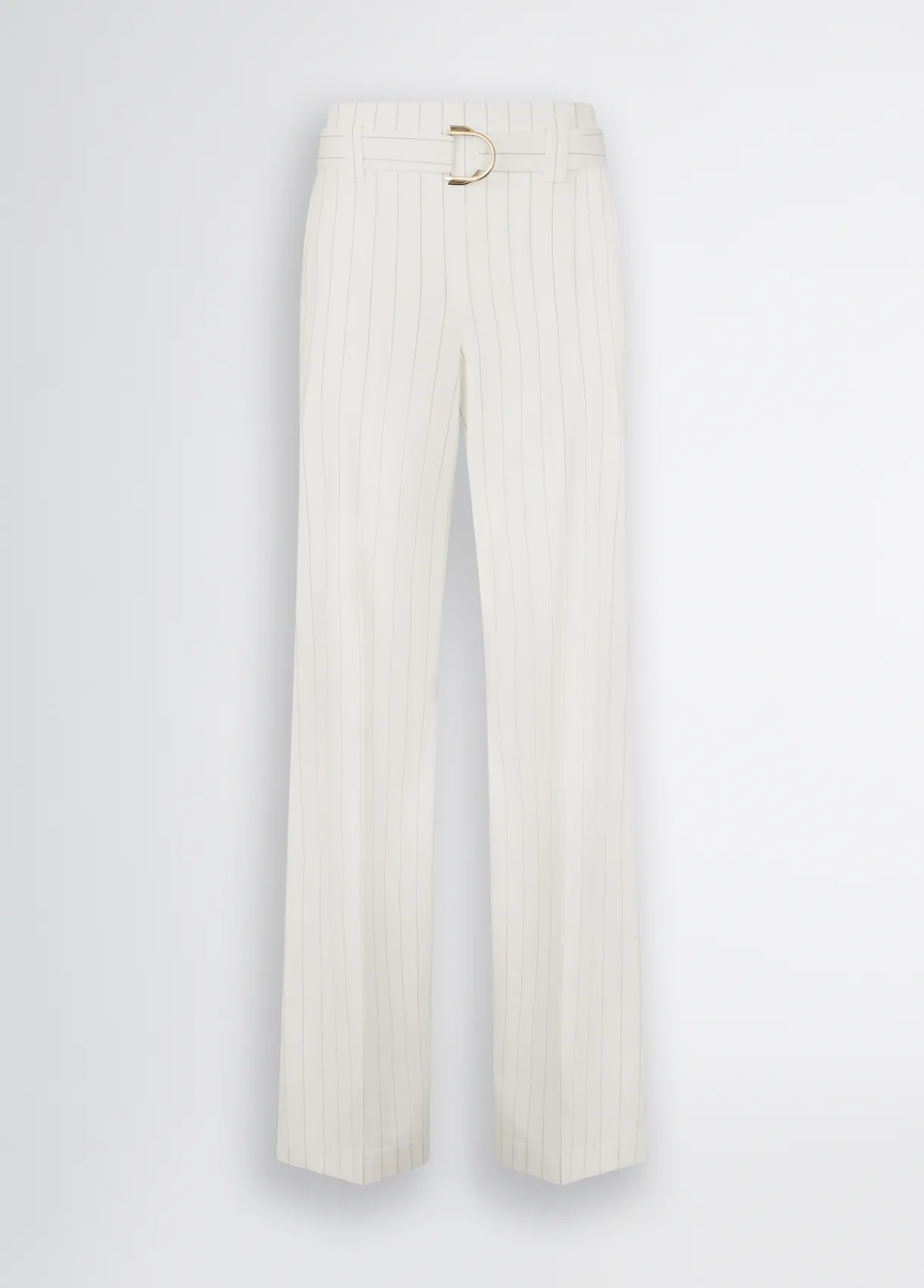 Liu Jo Pantalon à fines rayures à taille haute|Femme Pantalons|Tailleurs
