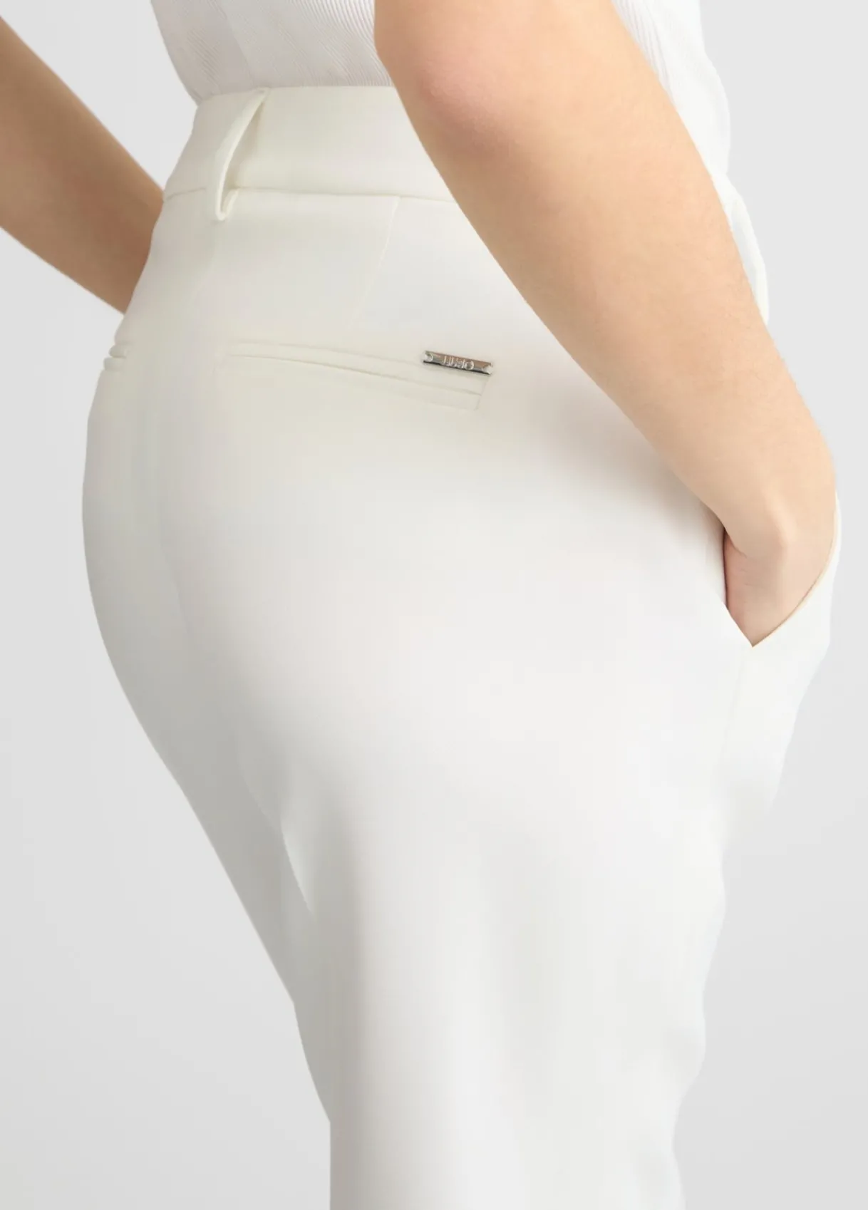 Liu Jo Pantalon à taille haute|Femme Pantalons|Tailleurs