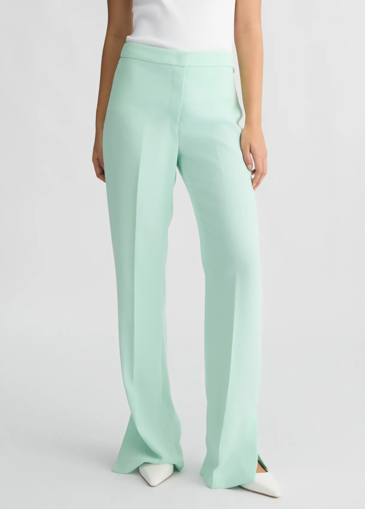 Liu Jo Pantalon avec fente|Femme Pantalons|Cérémonie