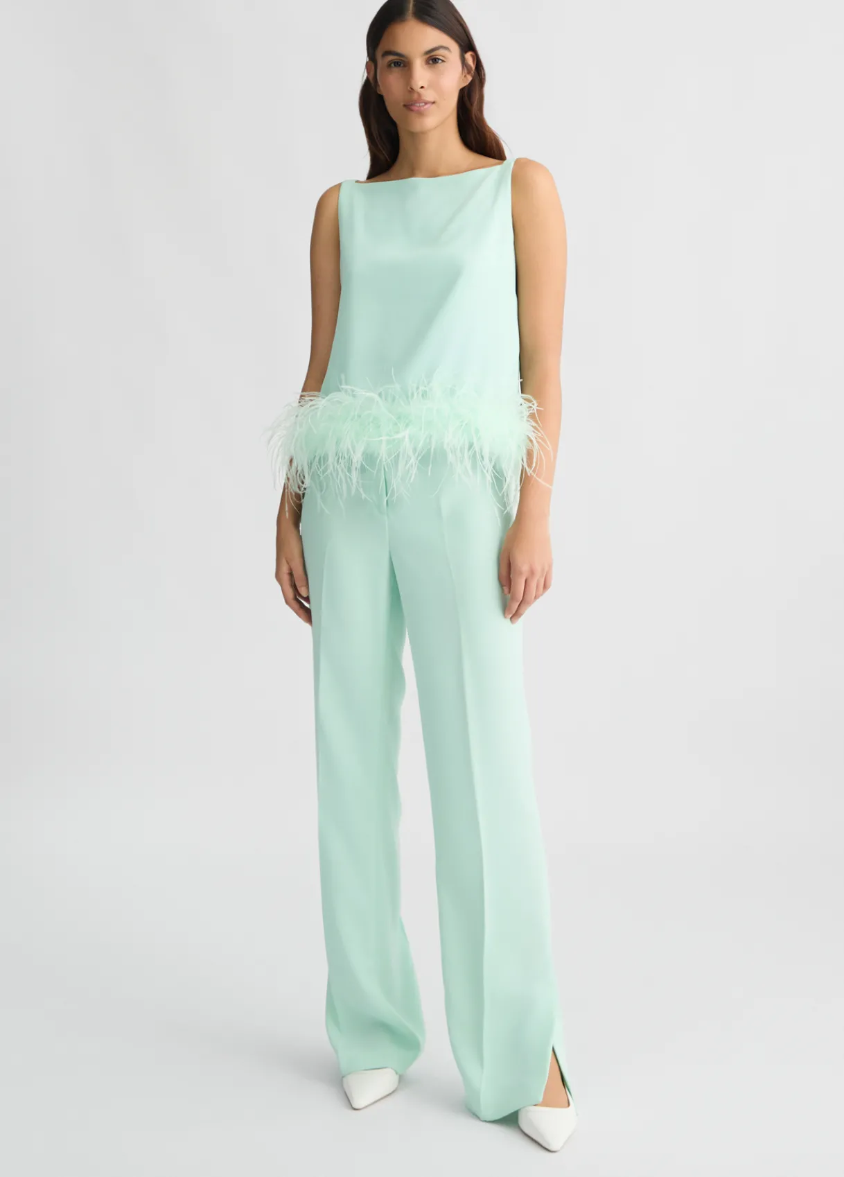 Liu Jo Pantalon avec fente|Femme Pantalons|Cérémonie