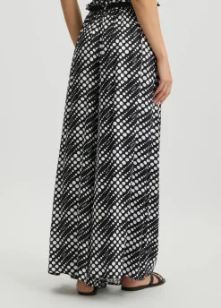 Liu Jo Pantalon avec imprimé à pois|Femme Mode Plage|Pantalons