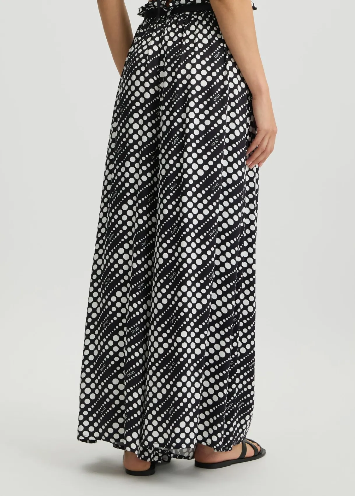Liu Jo Pantalon avec imprimé à pois|Femme Mode Plage|Pantalons