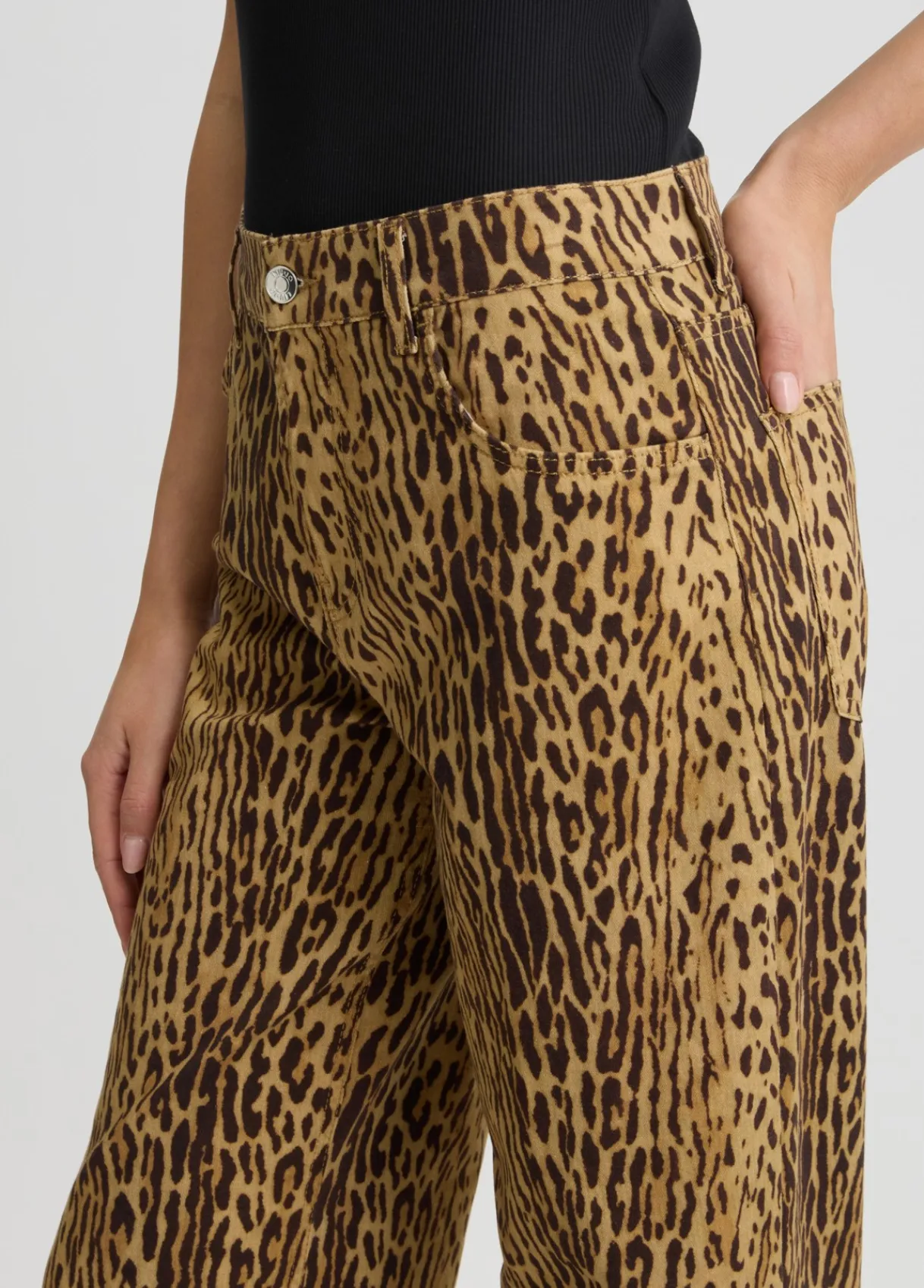 Liu Jo Pantalon avec imprimé animalier|Femme Pantalons