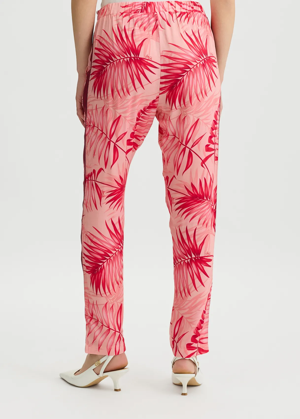 Liu Jo Pantalon avec imprimé floral|Femme Mode Plage|Pantalons