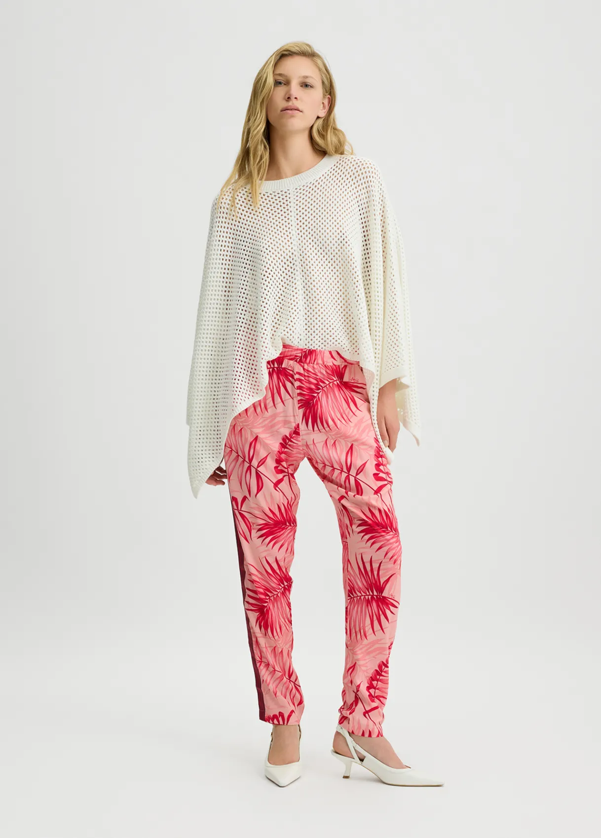 Liu Jo Pantalon avec imprimé floral|Femme Mode Plage|Pantalons