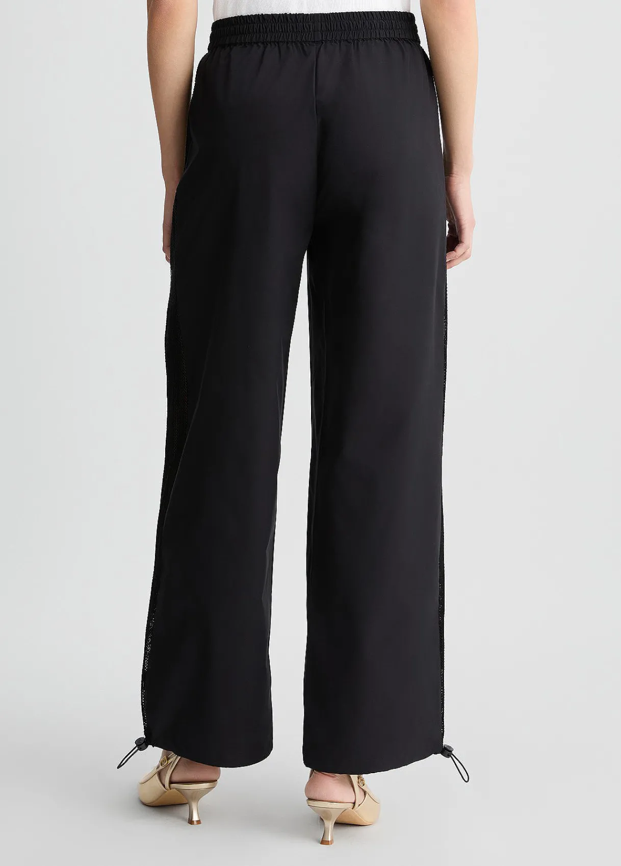 Liu Jo Pantalon avec insert en résille|Femme Vêtements De Sport|Pantalons