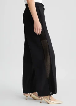 Liu Jo Pantalon avec insert en résille|Femme Vêtements De Sport|Pantalons
