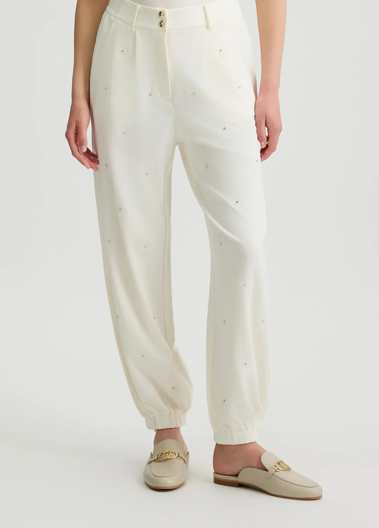 Liu Jo Pantalon avec logo et strass|Femme Vêtements De Sport|Pantalons