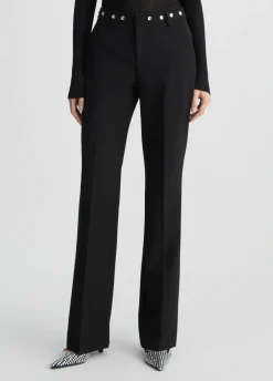 Liu Jo Pantalon avec strass|Femme Pantalons|Tailleurs