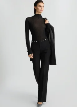 Liu Jo Pantalon avec strass|Femme Pantalons|Tailleurs