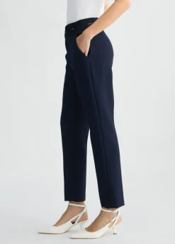 Liu Jo Pantalon avec taille logotée|Femme Pantalons|Tailleurs