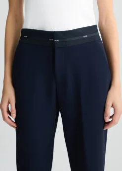 Liu Jo Pantalon avec taille logotée|Femme Pantalons|Tailleurs
