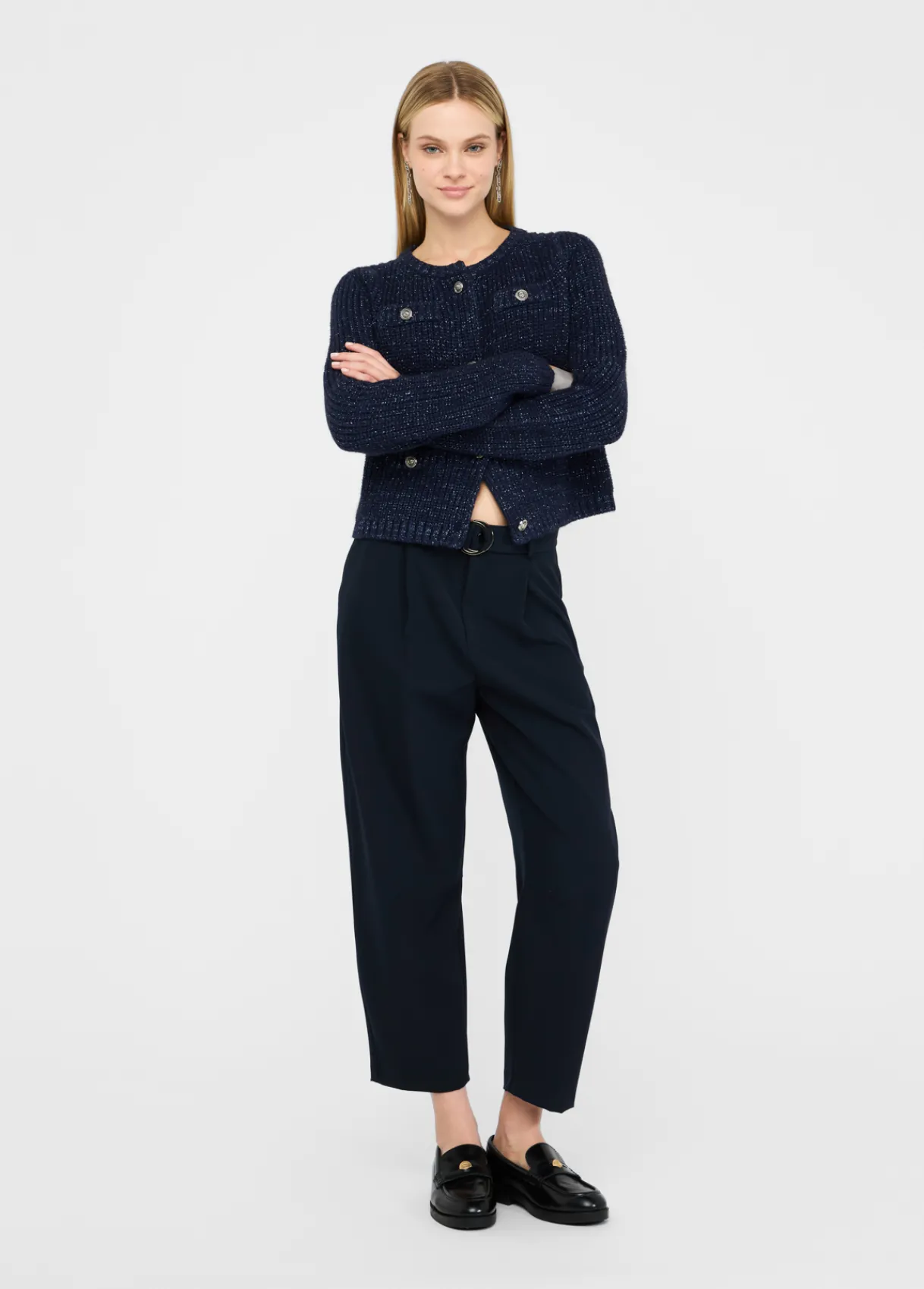 Liu Jo Pantalon ballon avec pinces|Femme Pantalons|Tailleurs