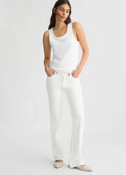 Liu Jo Pantalon bootcut avec strass|Femme Pantalons