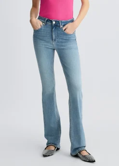 Liu Jo Pantalon bootcut taille haute|Femme Jeans Slim