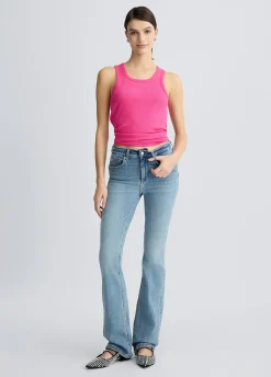 Liu Jo Pantalon bootcut taille haute|Femme Jeans Slim