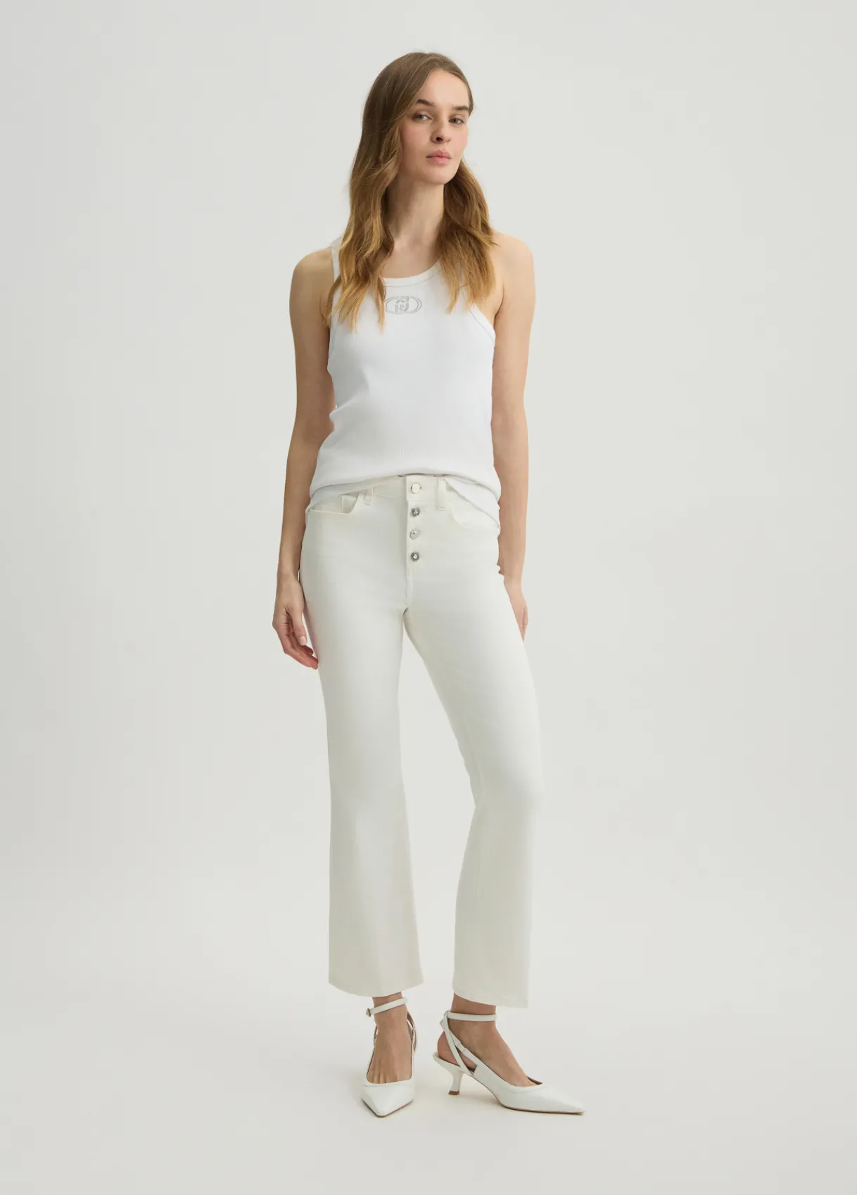 Liu Jo Pantalon bootcut taille haute|Femme Pantalons