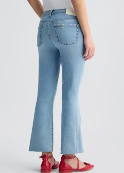 Liu Jo Pantalon bootcut taille haute|Femme Jeans Droit