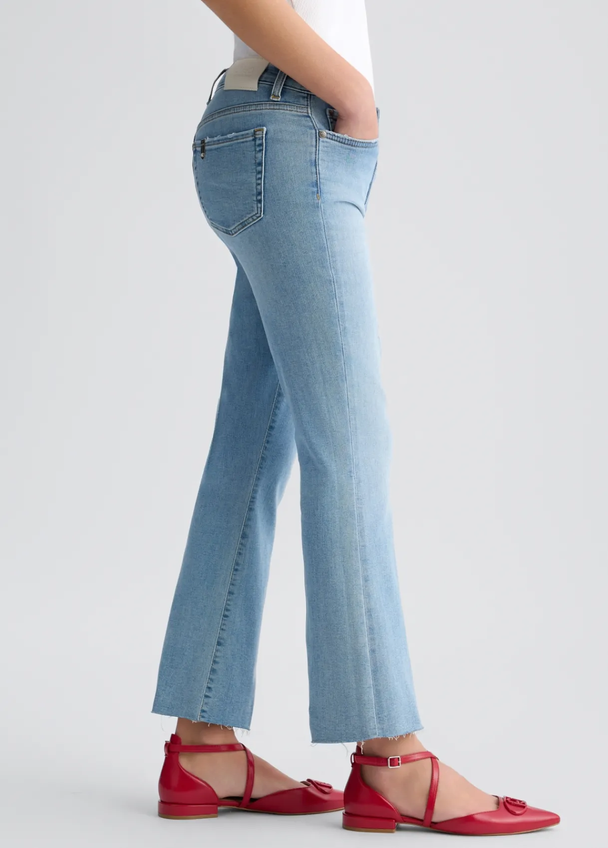 Liu Jo Pantalon bootcut taille haute|Femme Jeans Droit