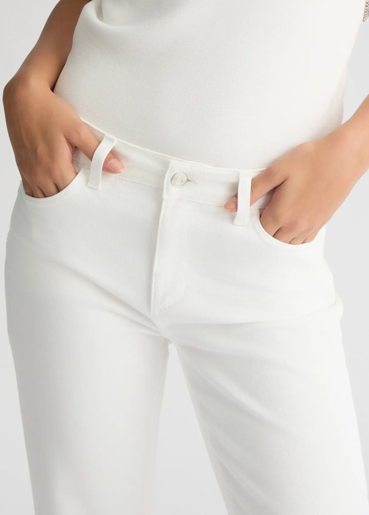 Liu Jo Pantalon bootcut up avec strass|Femme Pantalons