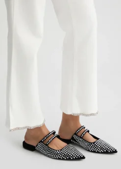 Liu Jo Pantalon bootcut up avec strass|Femme Pantalons