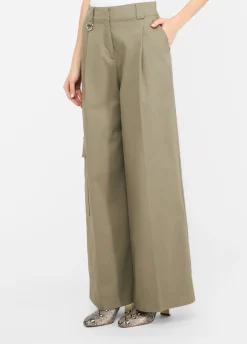 Liu Jo Pantalon cargo en coton|Femme Pantalons