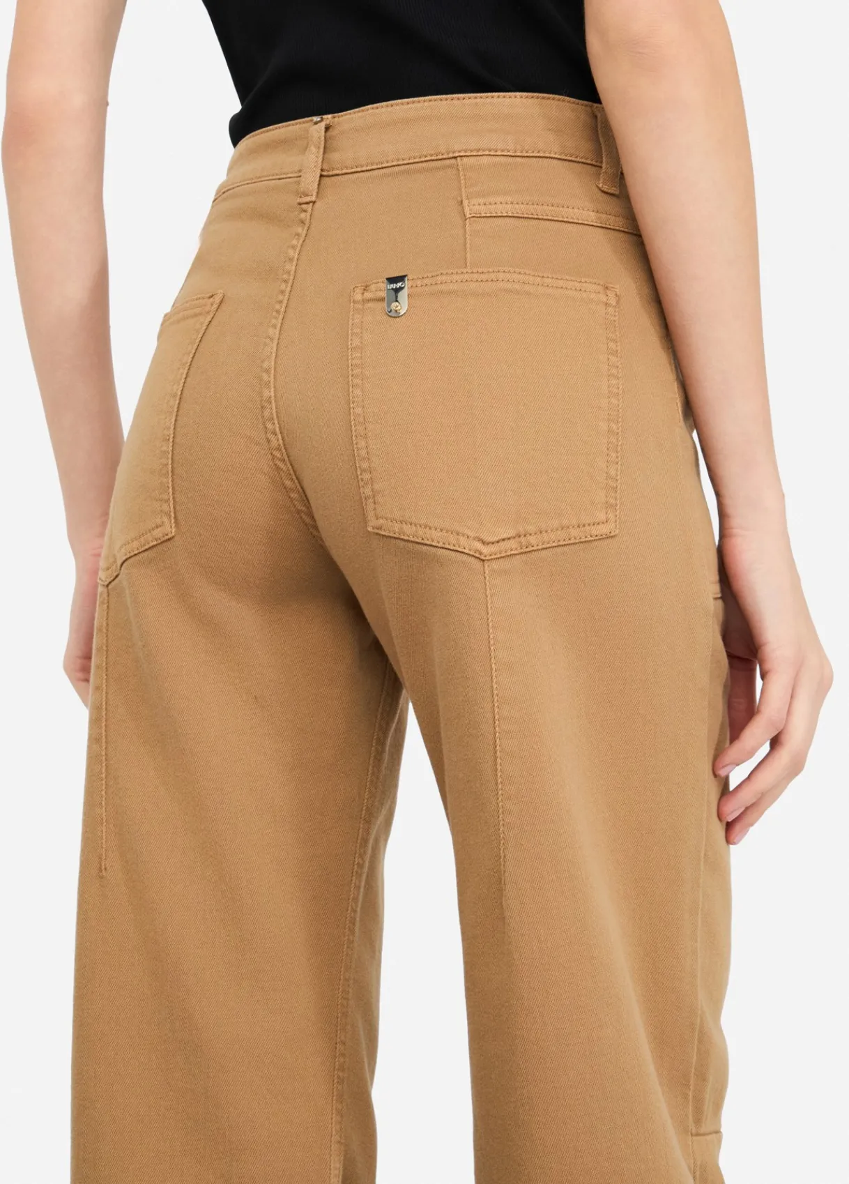 Liu Jo Pantalon carotte à taille haute|Femme Pantalons