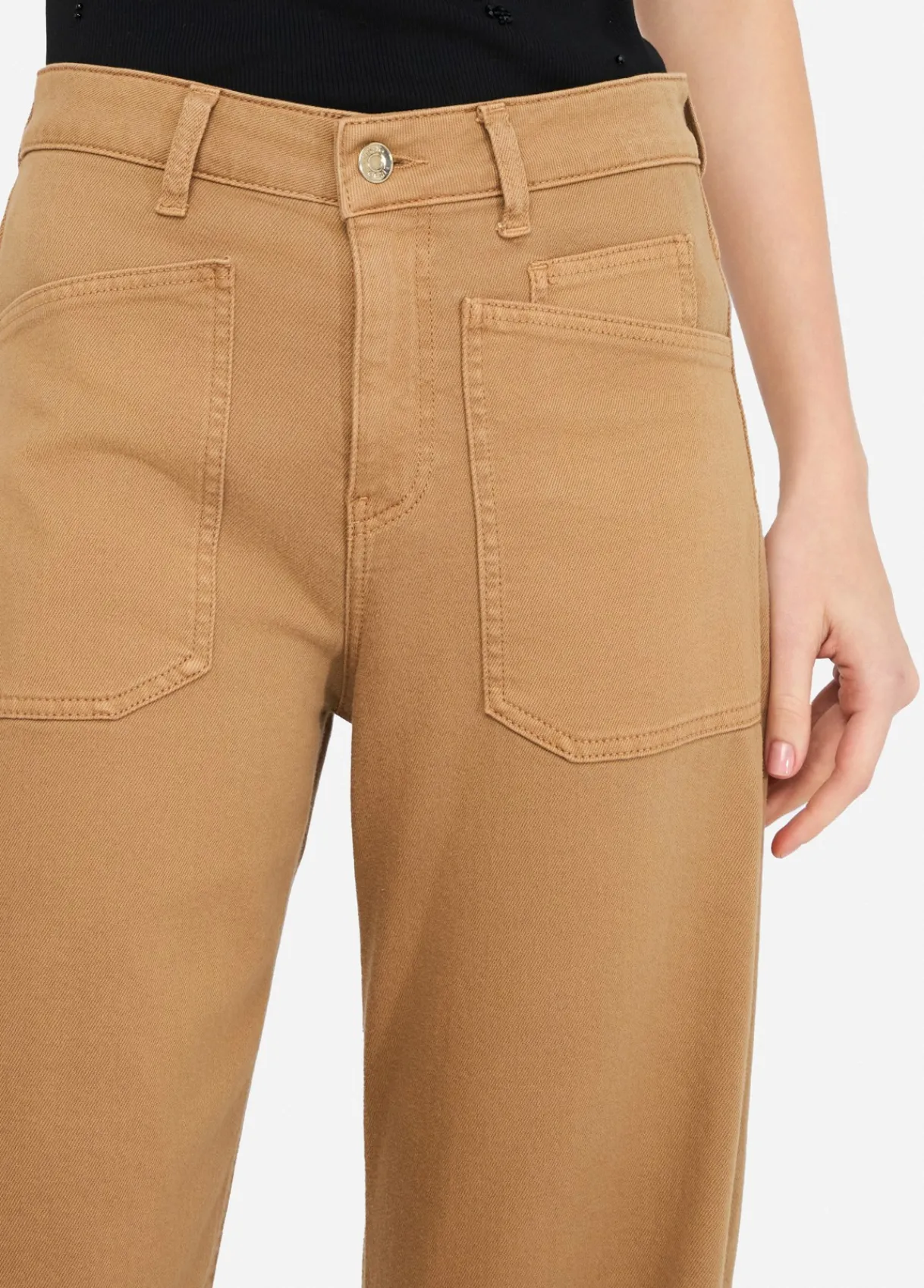 Liu Jo Pantalon carotte à taille haute|Femme Pantalons