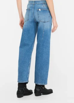 Liu Jo Pantalon carotte à taille haute|Femme Jeans Droit