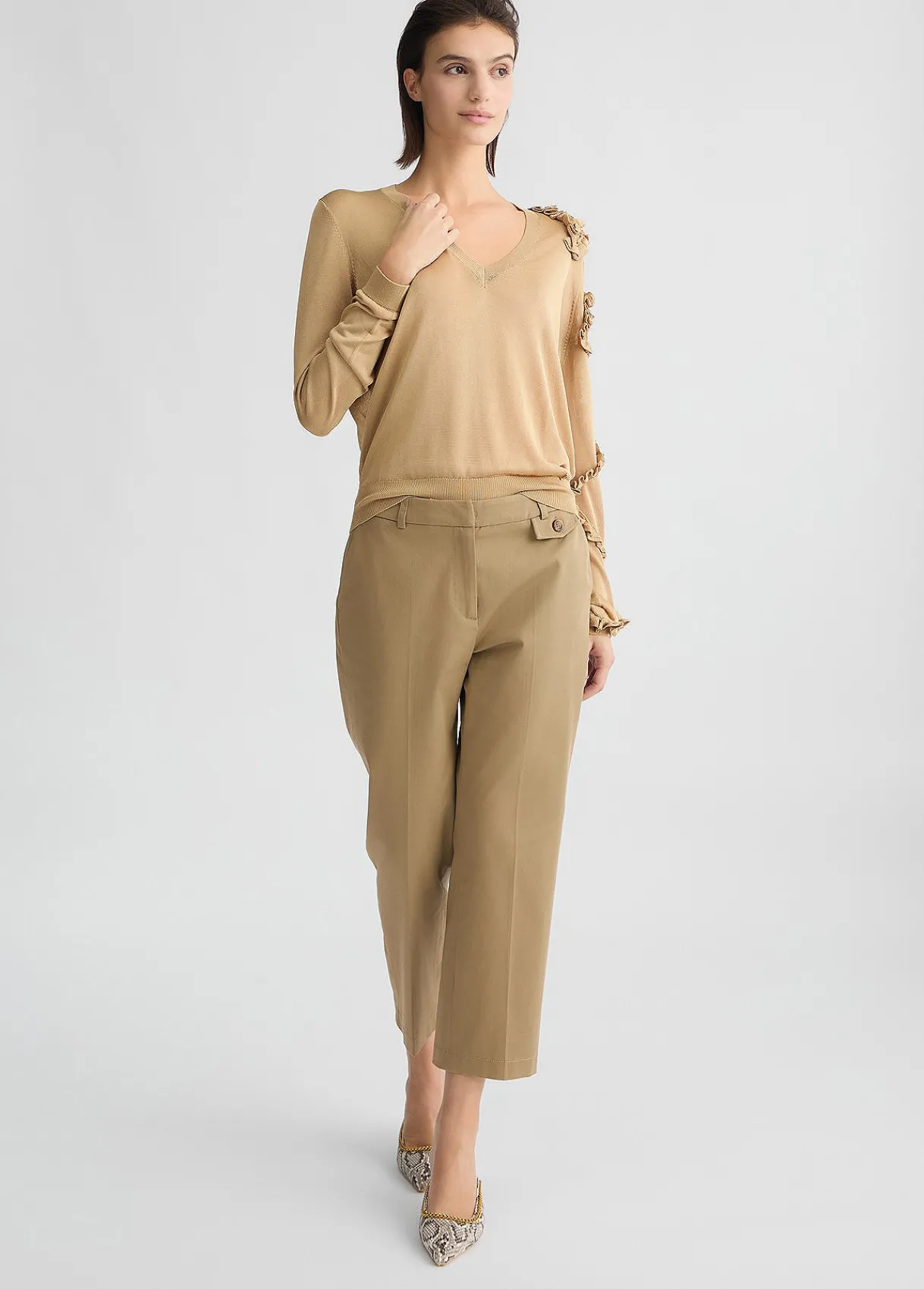 Liu Jo Pantalon chino|Femme Pantalons|Tailleurs