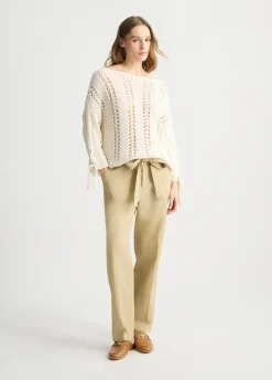 Liu Jo Pantalon chino avec ceinture|Femme Pantalons|Tailleurs