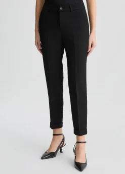 Liu Jo Pantalon chino avec revers|Femme Pantalons|Tailleurs