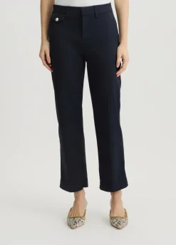 Liu Jo Pantalon chino cropped|Femme Pantalons|Tailleurs