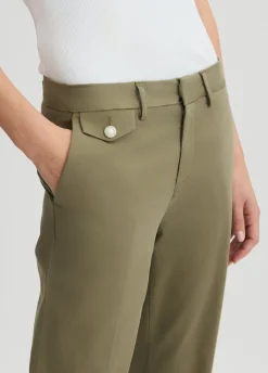 Liu Jo Pantalon chino cropped|Femme Pantalons