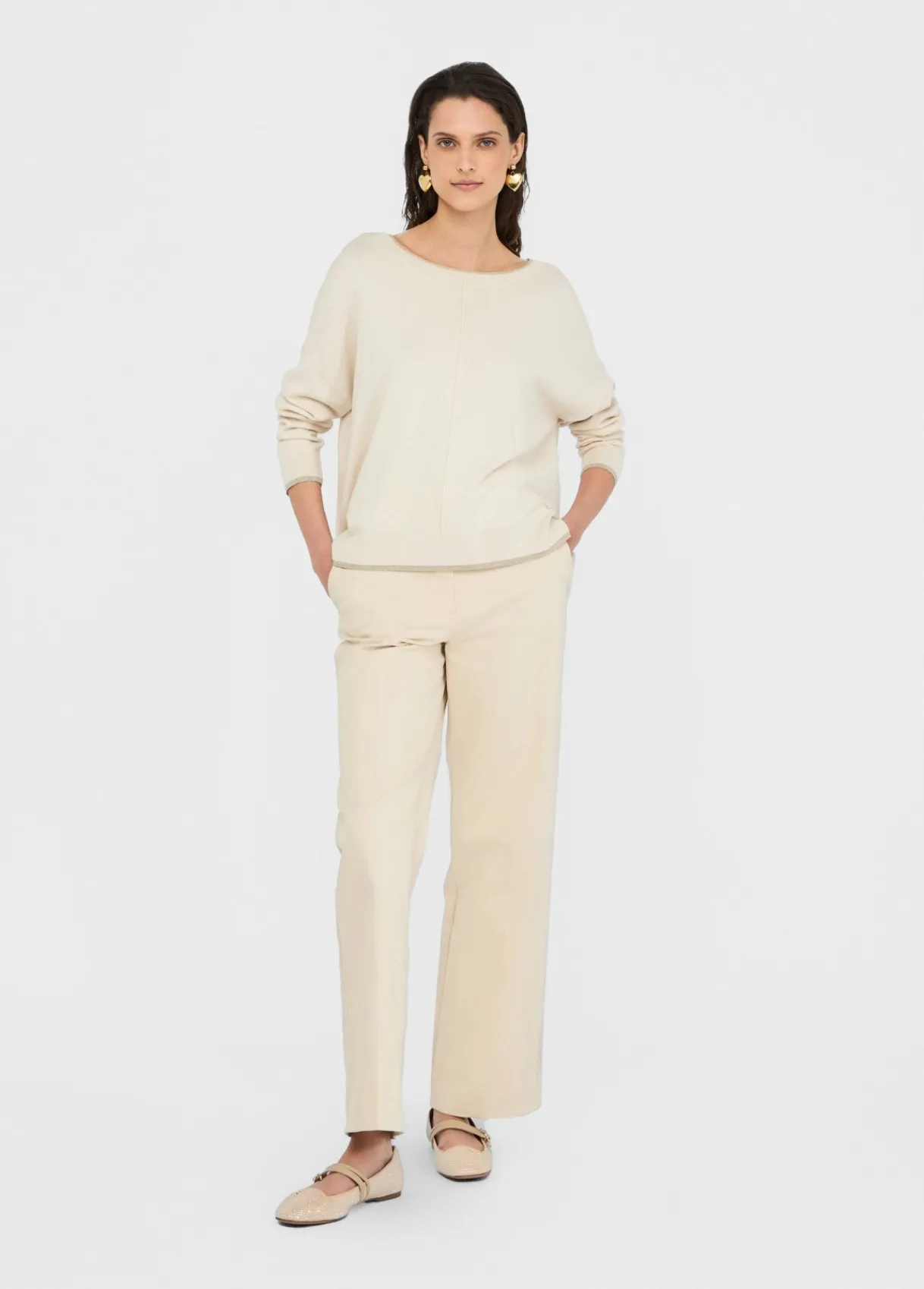 Liu Jo Pantalon chino en coton|Femme Pantalons