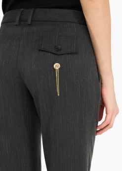 Liu Jo Pantalon cigarette rayé|Femme Pantalons