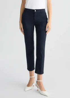 Liu Jo Pantalon cropped à taille haute|Femme Pantalons
