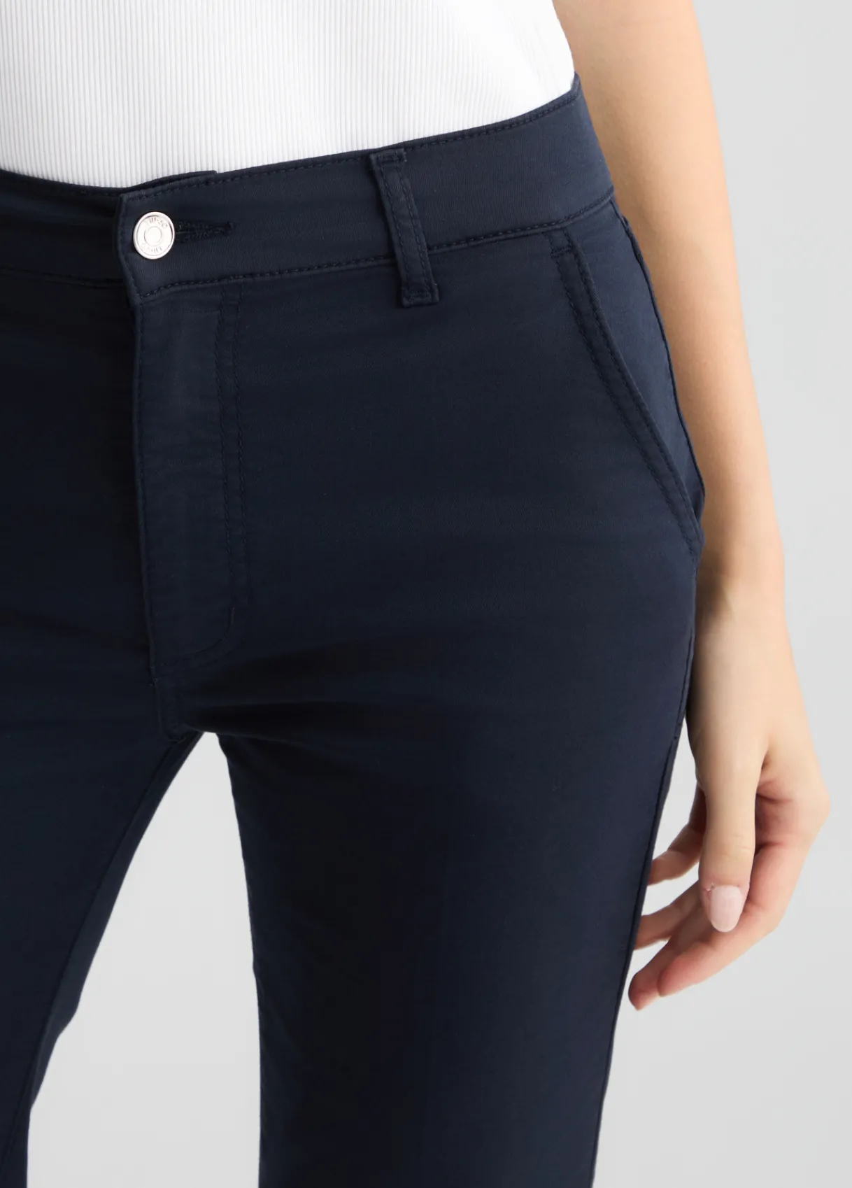 Liu Jo Pantalon cropped à taille haute|Femme Pantalons