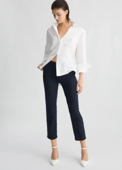 Liu Jo Pantalon cropped à taille haute|Femme Pantalons